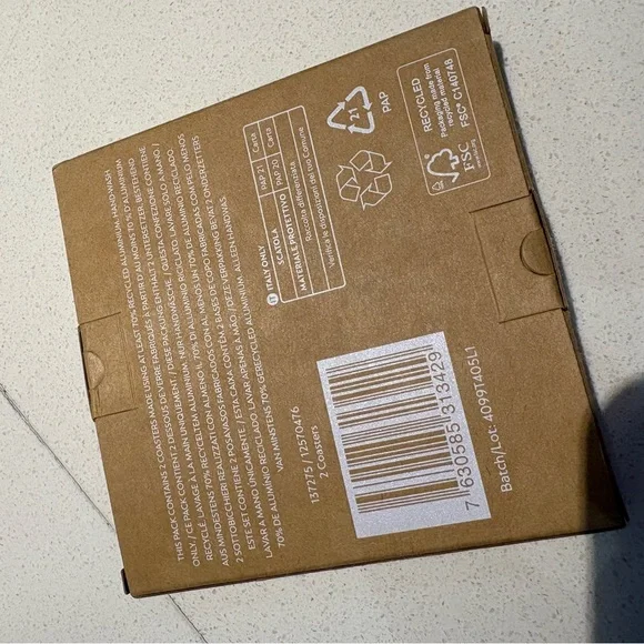 Nespresso Barista Collection Aluminum Orange Coasters - Picture 12 of 15